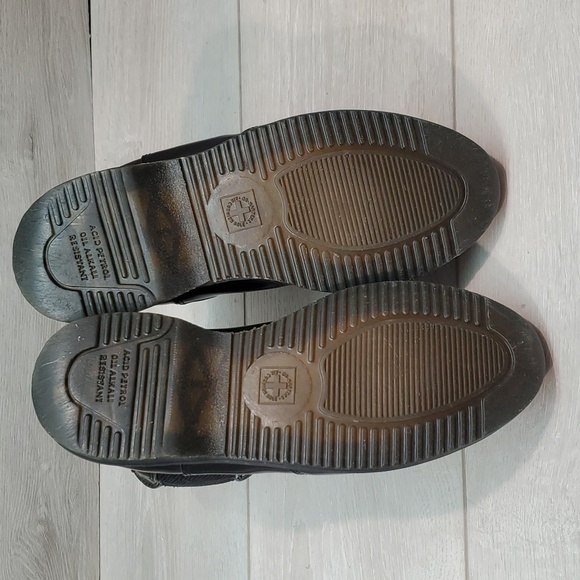 Doc Dr.Martens Womens Flora Moto Ankle Leather boots shoes sz US 8 - Picture 13 of 15